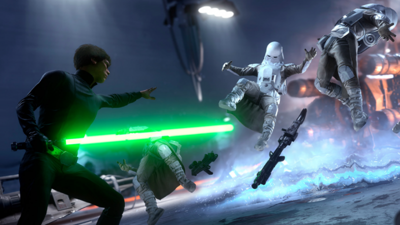 Illustration for article titled The History Of Lightsabers In Video Games